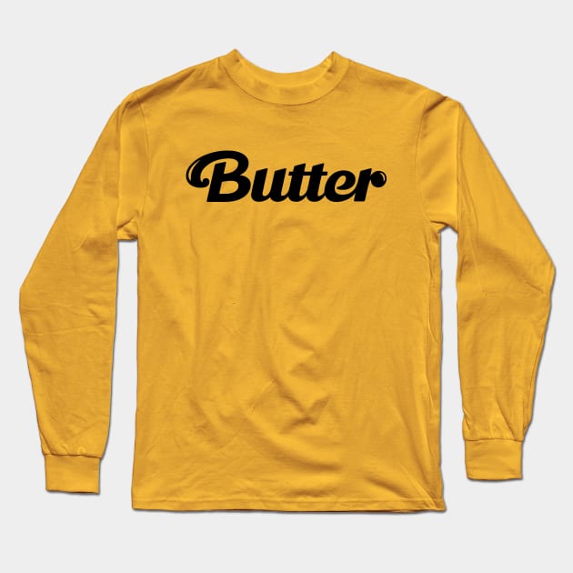 BTS Butter cream Long Sleeve T-Shirt by eclectic-sam